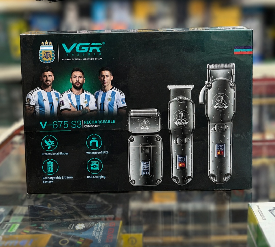 ست ماشین اصلاح 3 قلو وی جی آر V-675 s3