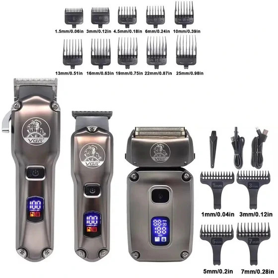 ست ماشین اصلاح 3 قلو وی جی آر V-675 s3