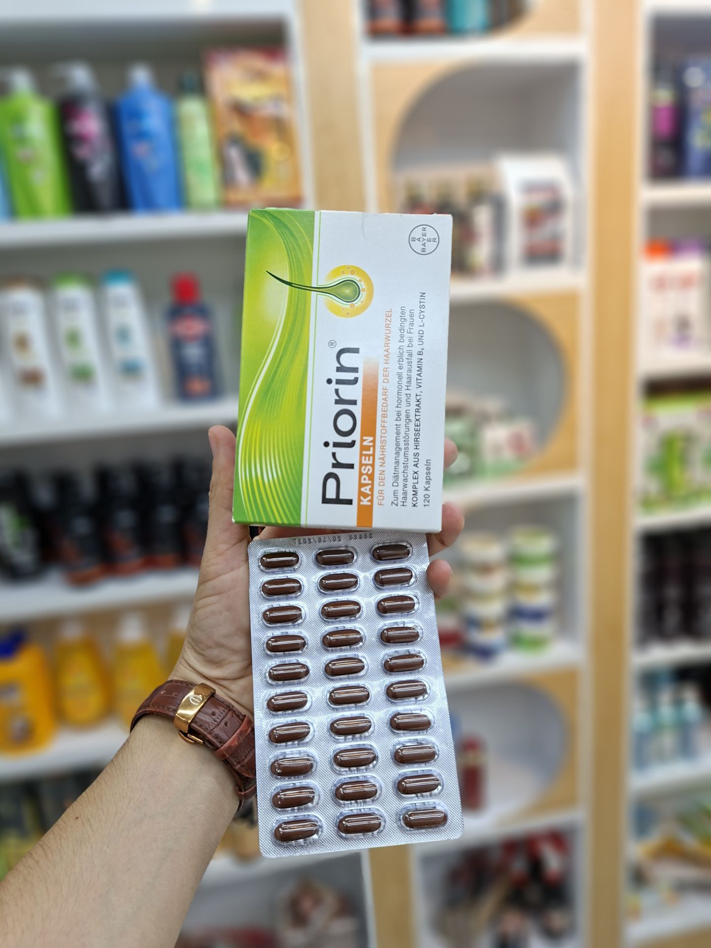 قرص پریورین بایر آلمان ضد ریزش مو